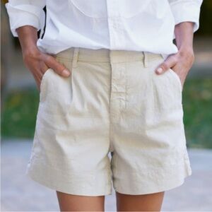 Frank & Eileen Waterford Walking Short, Cement Linen, Size 4